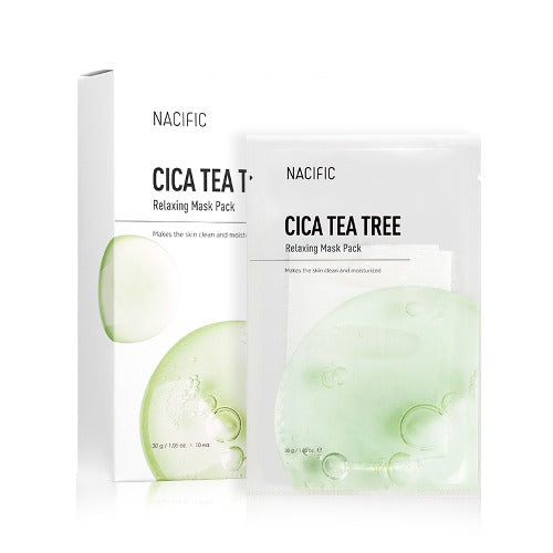Cica Tea Tree Relaxing Mask Pack 10pcs