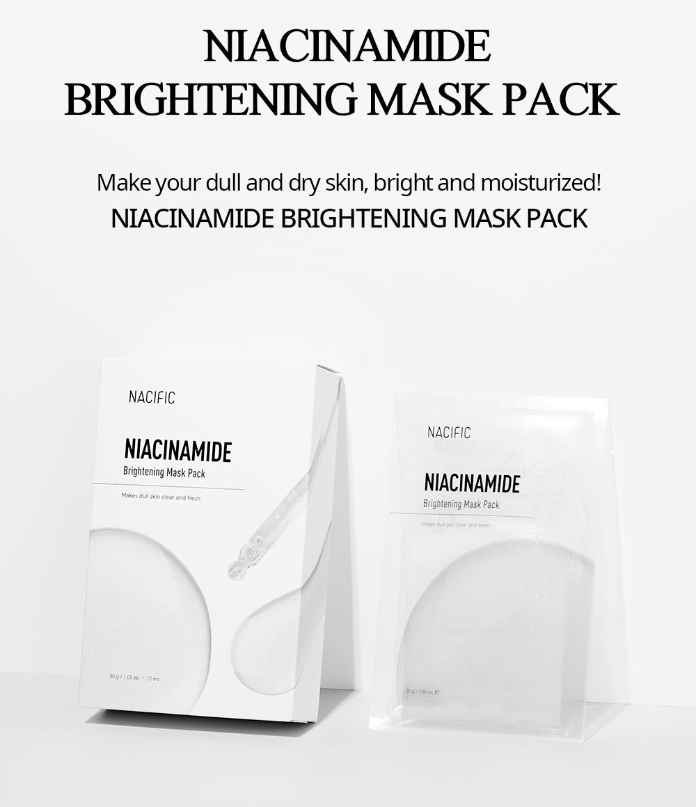 Niacinamide Brightening Mask Pack 10pcs