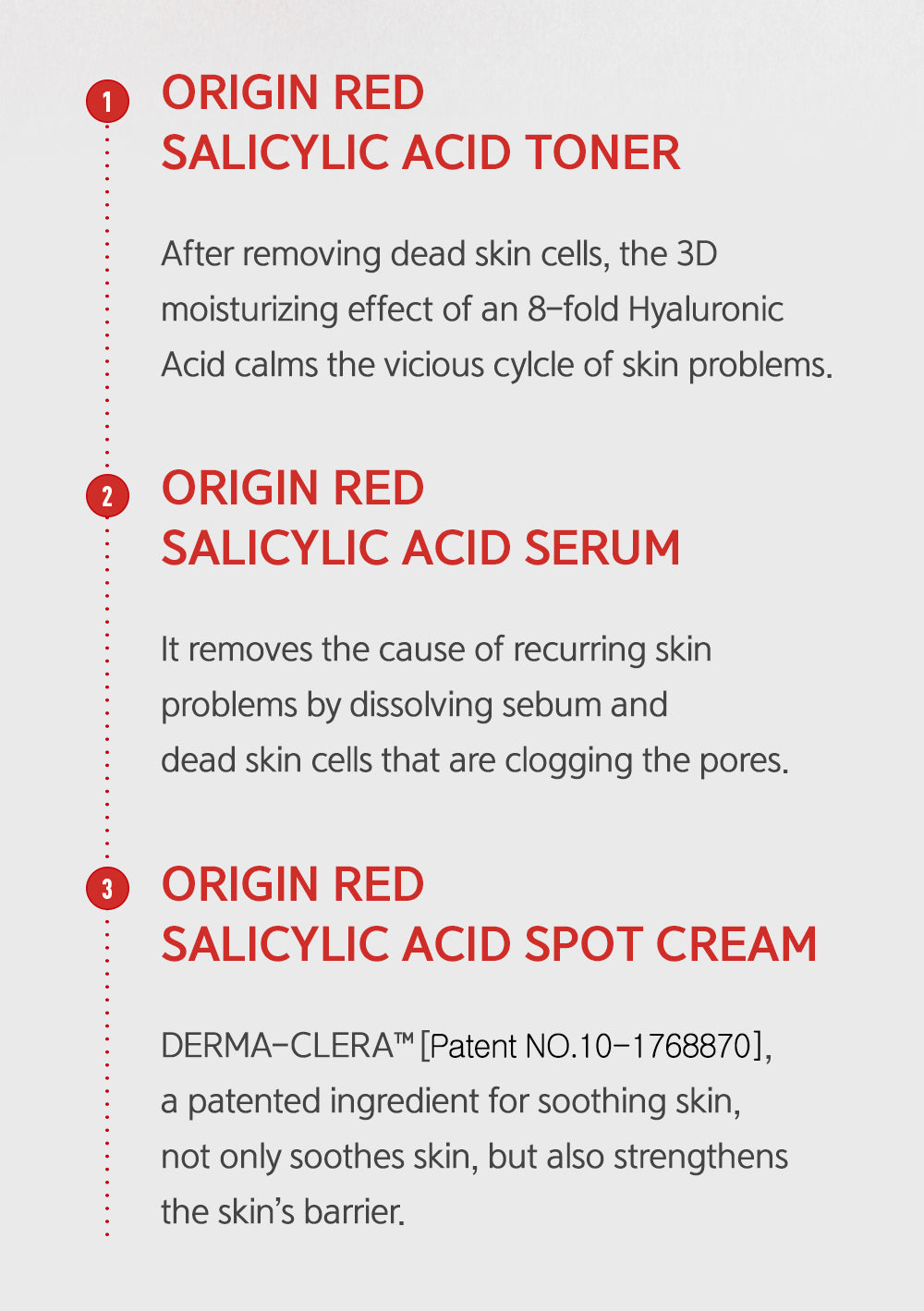 Origin Red Salicylic Acid Toner