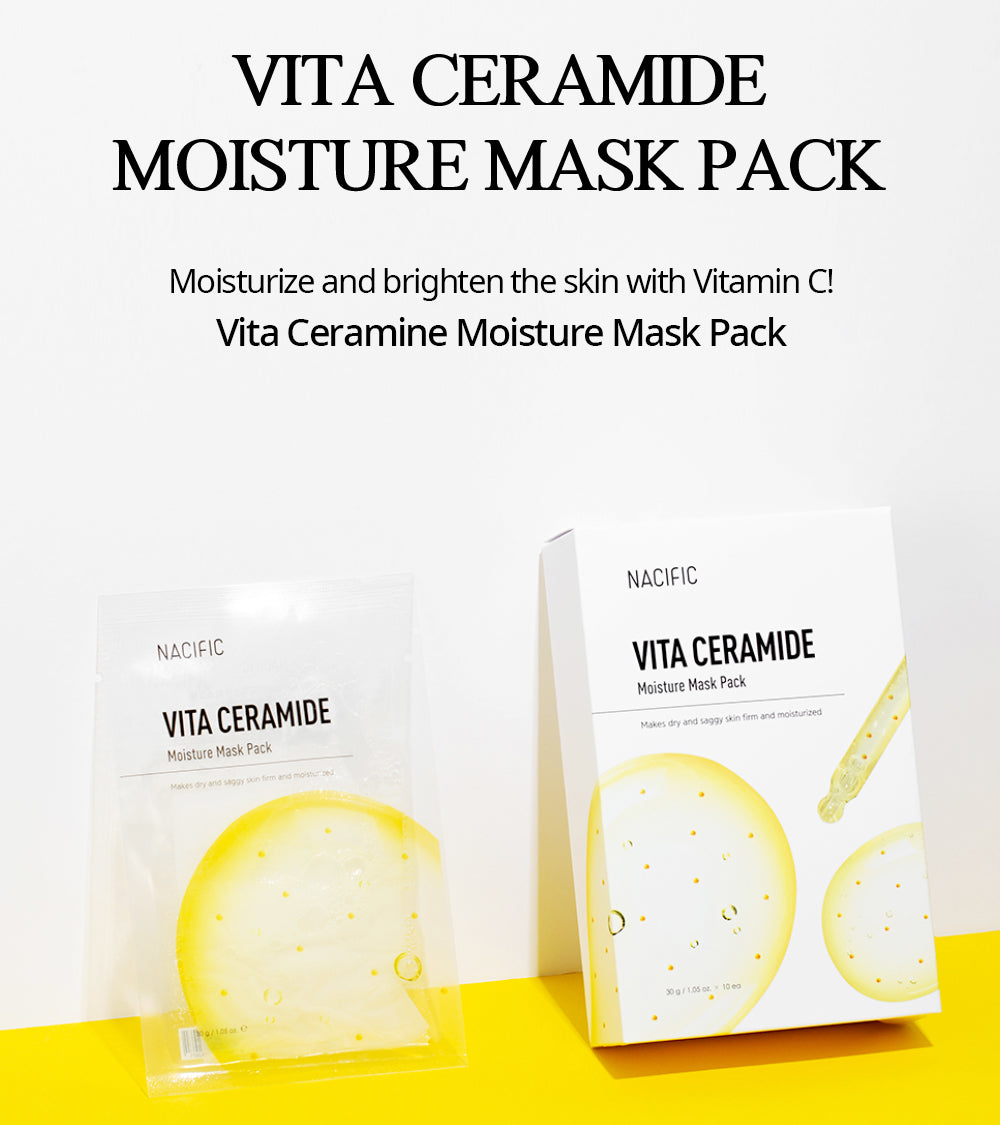 Vita Ceramide Moisture Mask Pack 10pcs