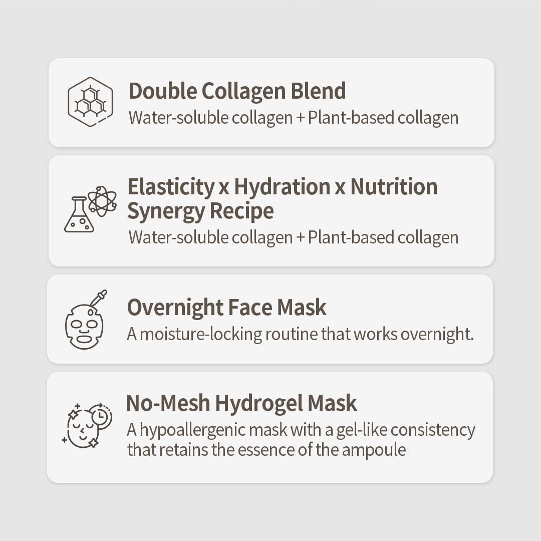 NACIFIC Collagen Gel Facial Mask Rice Peptide 4EA