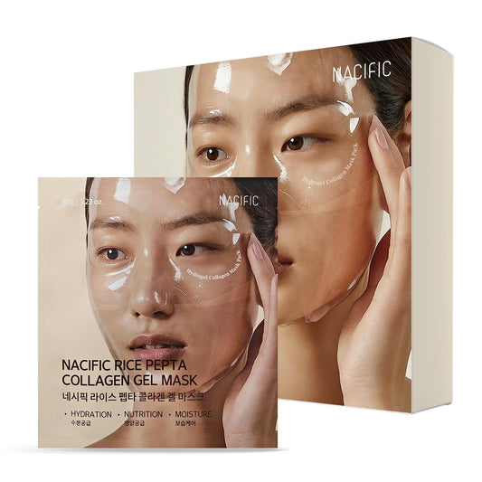 NACIFIC Collagen Gel Facial Mask Rice Peptide 4EA