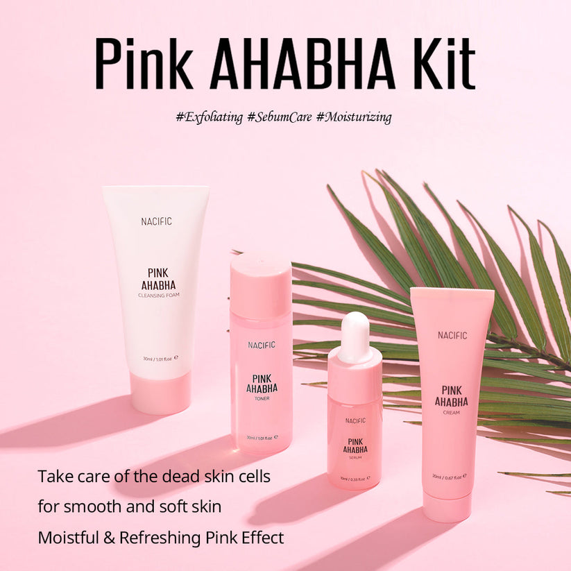 Pink AHA BHA KIT – NACIFIC AUSTRALIA | The Birth of Natural Beauty